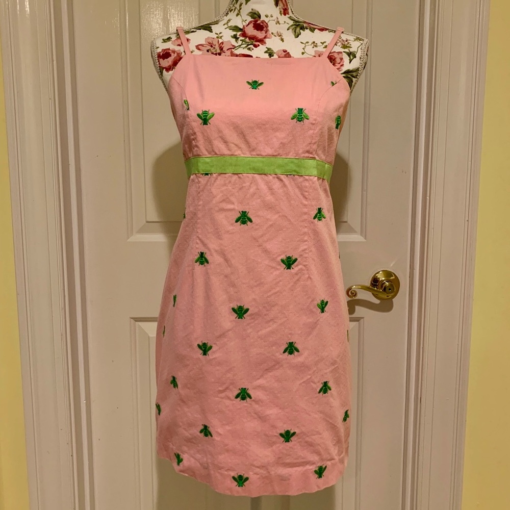 Lilly Pulitzer pink/green shift Maternity Small HP